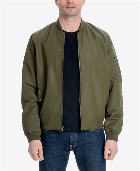 michael kors bomber jacket mens|Michael Kors men's jacket fleece.